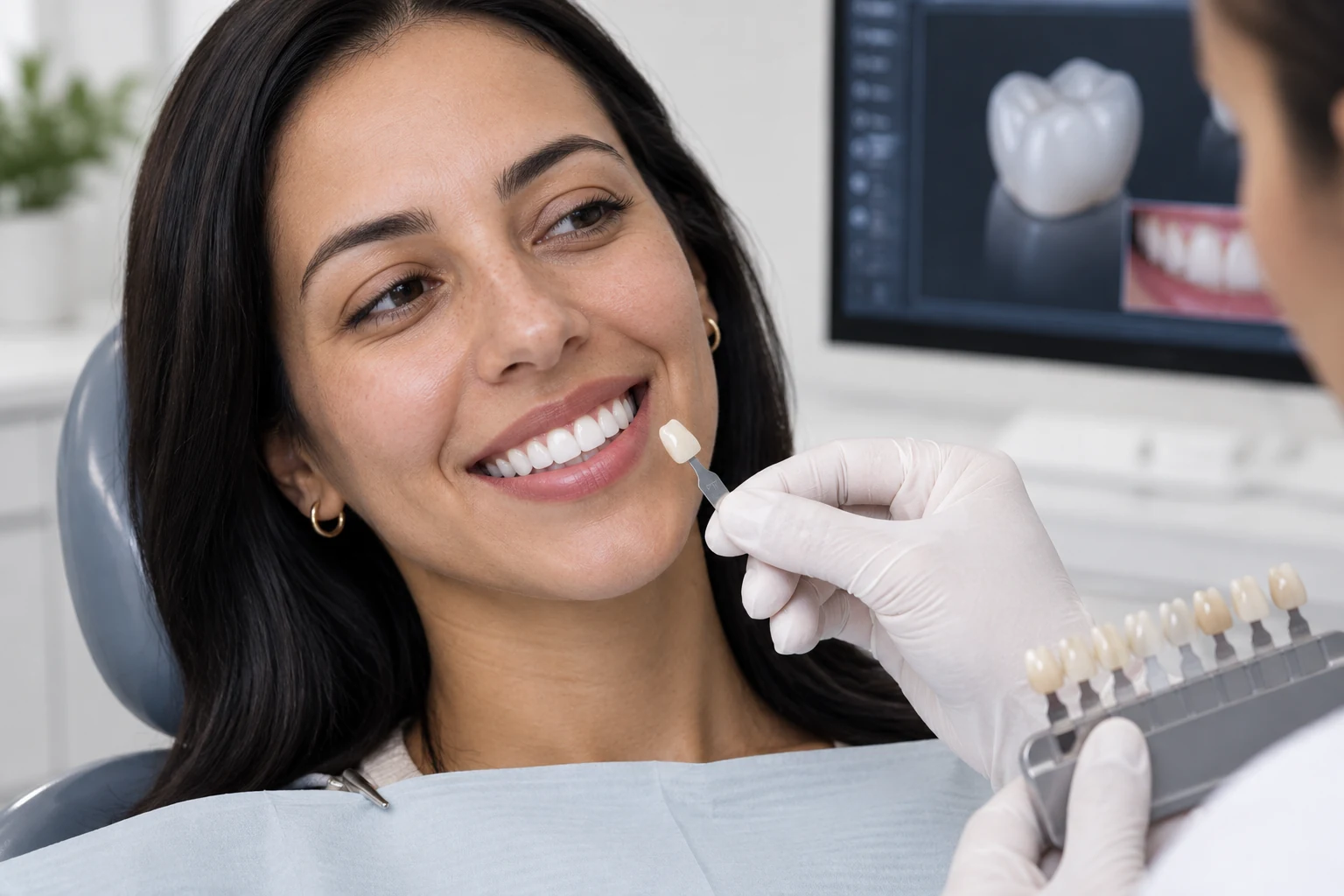 Couronne dentaire CAD-CAM réalisée à Smile's Centre, El Jadida